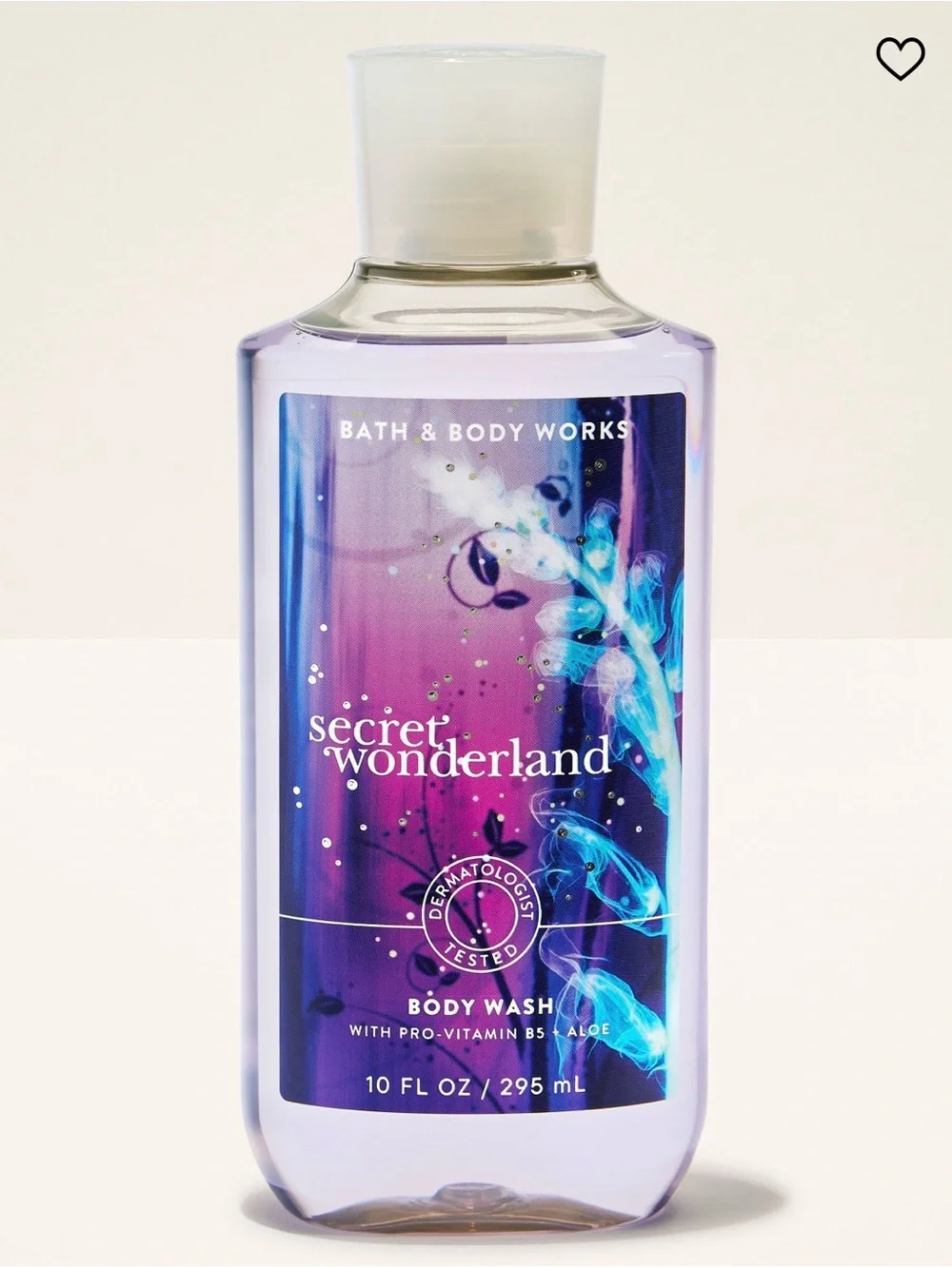 Bath & Body Works Secret Wonderland Body Wash — Purple & Blue